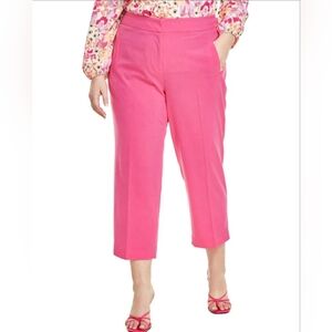Women's Plus Size Pink Cropped Pants